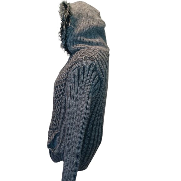 Jeel Sweater/Jacket Lined with Sherpa with hood (4929) - Picture 2 of 10